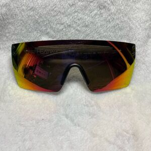 HTF 2014 Heatwave x Iguanas Colab Lazer Face Mirrored Sunglasses ANSI Z80.3